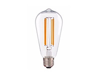 50 x 4w e27 st64 filament led bulb 2700k - afbeelding 2 van  3