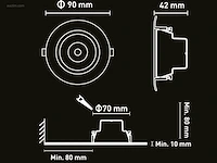 (50 x) 50 x 4.9w cct 3 kleur inbouwspot... - afbeelding 5 van  5