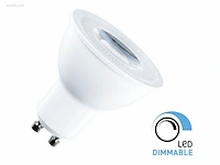 (50 x) 50 x 7w gu10 led spot dimbaar met lens...
