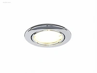 (50 x) 50 x gu10 inbouw armatuur chroom met... - afbeelding 3 van  9