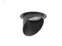 (50 x) 50 x gu10 inbouw design armatuur zwart met... - afbeelding 2 van  7