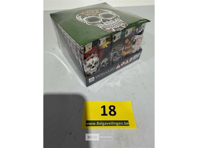 50 x aanstekker toballiq doodskoppen - afbeelding 3 van  3