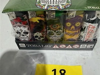 50 x aanstekker toballiq doodskoppen - afbeelding 2 van  3