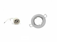 50 x downlight fitting – draaibaar – gu10 – wit – ip20 - afbeelding 2 van  6