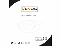 50 x downlight fitting – draaibaar – gu10 – wit – ip20 - afbeelding 6 van  6