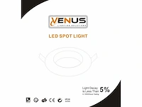 50 x downlight fitting – draaibaar – gu10 – wit – ip20 - afbeelding 5 van  5