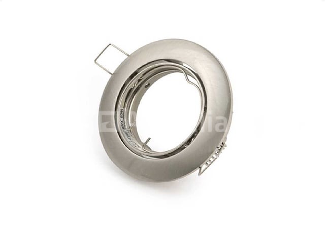 50 x downlight fitting – draaibaar – gu10 – zilver – ip20 - afbeelding 1 van  5