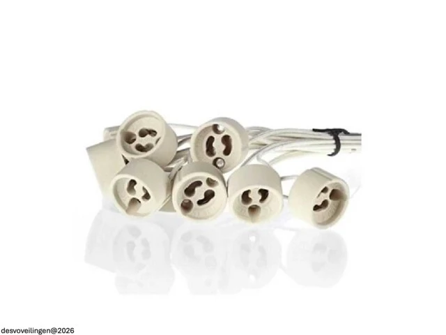 50 x downlight fitting – draaibaar – gu10 – zilver – ip20 - afbeelding 4 van  6