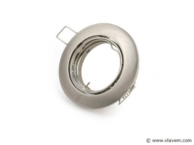 50 x downlight fitting – draaibaar – gu10 – zilver – ip20 - afbeelding 2 van  5