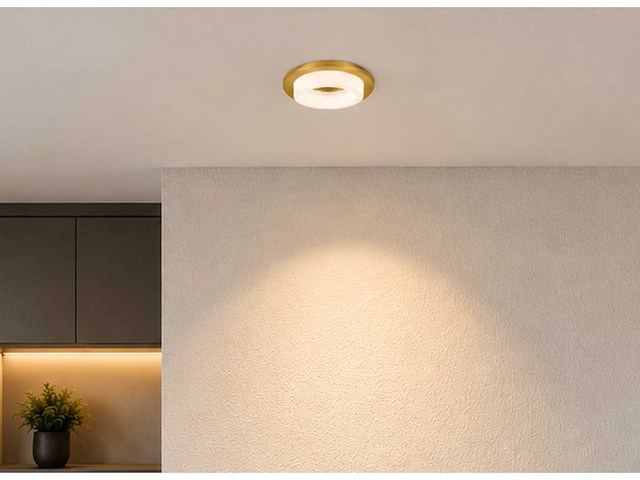 50 x downlight fitting – gu10 – goud – ø70mm – ip20 – kadife - afbeelding 4 van  5
