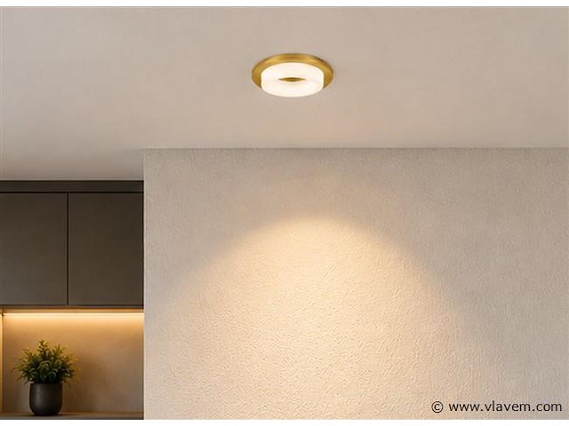 50 x downlight fitting – gu10 – goud – ø70mm – ip20 – kadife - afbeelding 4 van  5