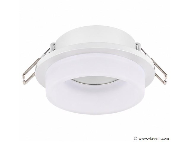 50 x downlight fitting – gu10 – wit – ø70mm – ip20 – kadife - afbeelding 2 van  5