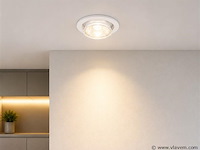50 x downlight fitting – gu10 – wit – ø90mm – ip20 – mint-1 - afbeelding 1 van  4