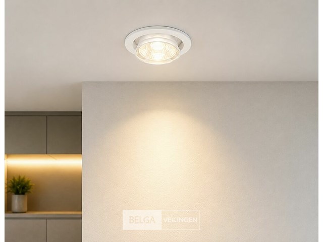 50 x downlight fitting – gu10 – wit – ø90mm – ip20 – mint-1 - afbeelding 1 van  5