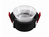 50 x downlight fitting – gu10 – zwart – ø90mm – ip20 – mint-1 - afbeelding 4 van  4