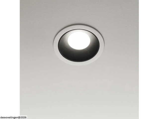 50 x downlight fitting – gu10 – zwart/wit – ip20 - afbeelding 2 van  5