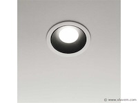 50 x downlight fitting – gu10 – zwart/wit – ip20 - afbeelding 1 van  4