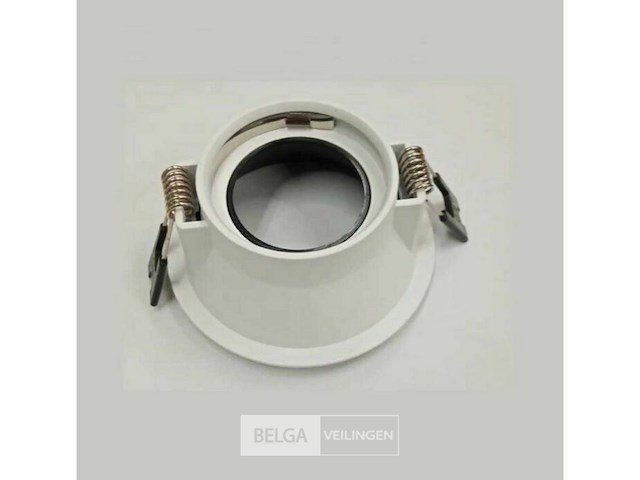50 x downlight fitting – gu10 – zwart/wit – ip20 - afbeelding 4 van  5