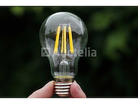 50 x filament led ball lamp 4w – 2700k warm wit – e27 - helder glas