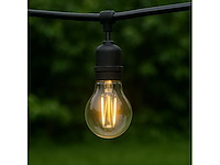50 x filament led ball lamp 4w – 2700k warm wit – e27 - helder glas - afbeelding 3 van  7
