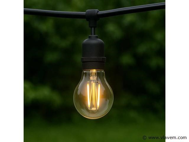 50 x filament led ball lamp 4w – 2700k warm wit – e27 - helder glas - afbeelding 2 van  5