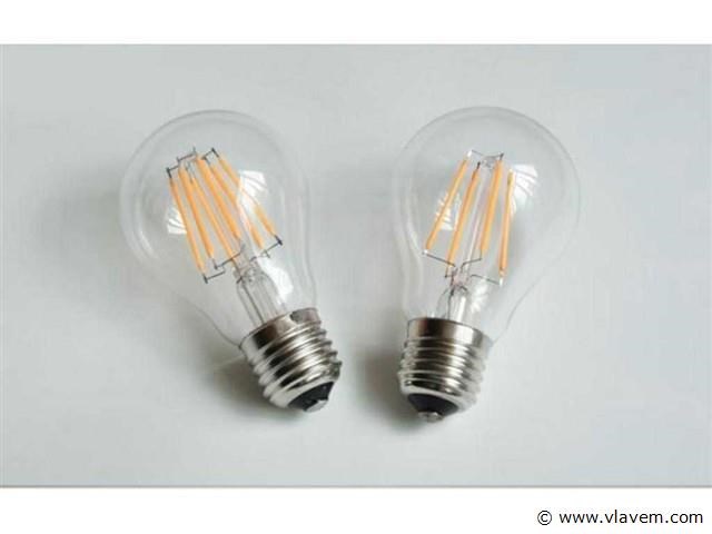 50 x filament led ball lamp 4w – 2700k warm wit – e27 - helder glas - afbeelding 5 van  5