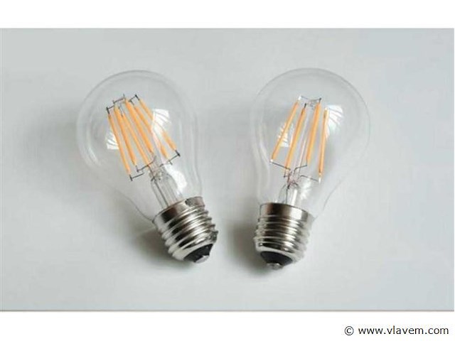 50 x filament led ball lamp 4w – 2700k warm wit – e27 - helder glas - afbeelding 5 van  5