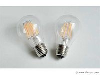 50 x filament led ball lamp 4w – 2700k warm wit – e27 - helder glas - afbeelding 5 van  5