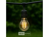 50 x filament led ball lamp 4w – 2700k warm wit – e27 - helder glas - afbeelding 3 van  6