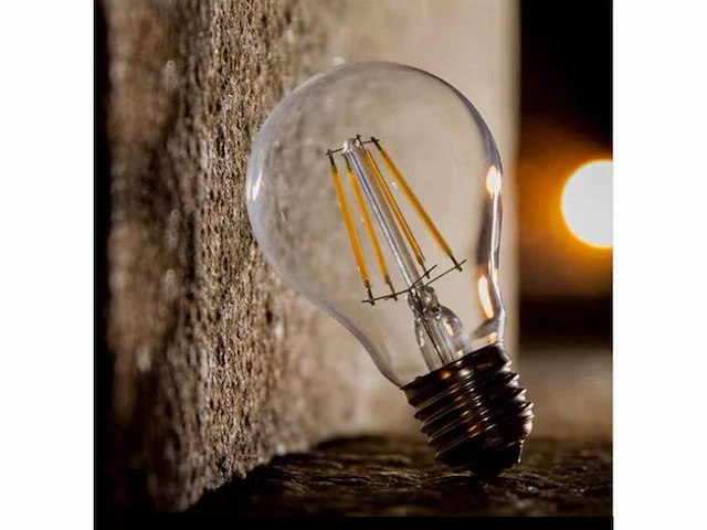 50 x filament led ball lamp 4w – 2700k warm wit – e27 - helder glas - afbeelding 5 van  10