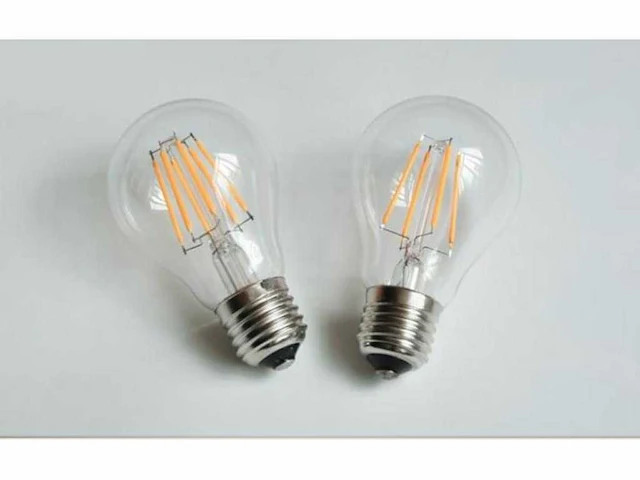 50 x filament led ball lamp 4w – 2700k warm wit – e27 - helder glas - afbeelding 6 van  10
