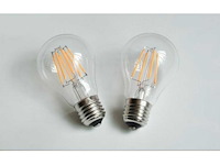 50 x filament led ball lamp 4w – 4200k neutraal wit – e27 - helder glas - afbeelding 6 van  10