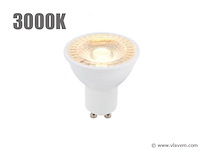 50 x gt gu10 ledlampen met lens 3000k - afbeelding 1 van  9