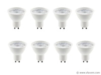 50 x gt gu10 ledlampen met lens 3000k - afbeelding 2 van  9
