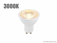 50 x gt gu10 ledlampen met lens 3000k