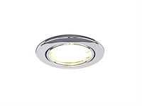 50 x gu10 inbouw armatuur chroom met lamphouder - afbeelding 2 van  9