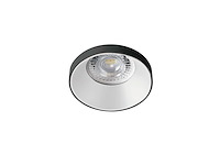 50 x gu10 inbouw armatuur wit en zwart met lamphouder - afbeelding 2 van  5