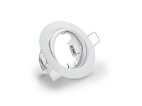 50 x gu10 inbouw armatuur zand wit met lamphouder - afbeelding 5 van  7