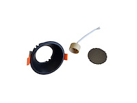 50 x gu10 inbouw armatuur zwart met lamphouder - afbeelding 11 van  11