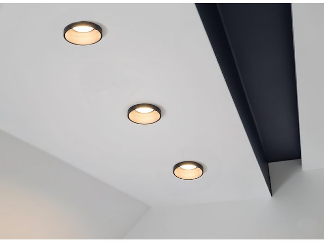 50 x gu10 inbouw armatuur zwart met lamphouder - afbeelding 1 van  7