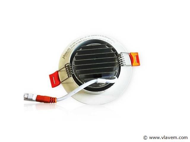 50 x inbouw led downlight – 7w – draaibaar – 6500k koud wit - afbeelding 3 van  6