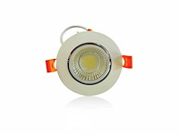 50 x inbouw led downlight – 7w – draaibaar – 6500k koud wit - afbeelding 3 van  7