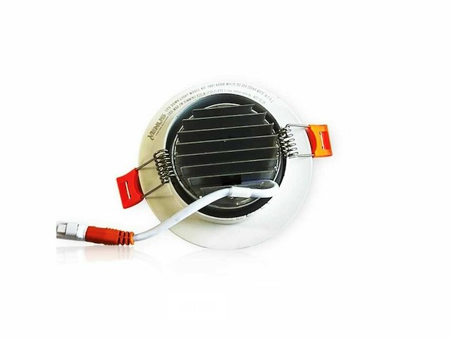 50 x inbouw led downlight – 7w – draaibaar – 6500k koud wit - afbeelding 4 van  7