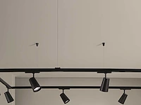 50 x intec 3-fase spanningsrail ophangset zwart - afbeelding 5 van  9