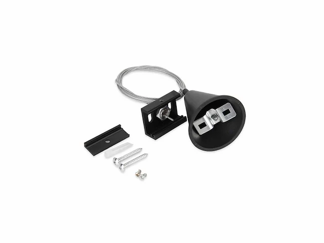 50 x intec 3-fase spanningsrail ophangset zwart - afbeelding 9 van  9
