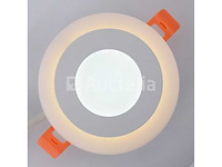 50 x led paneel – warm wit / koud wit – 6w (3w + 3w) – aan/uit - afbeelding 1 van  5