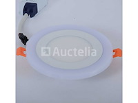 50 x led-panelen – warm wit / koel wit – 6w (3w + 3w) – aan/uit - afbeelding 5 van  5