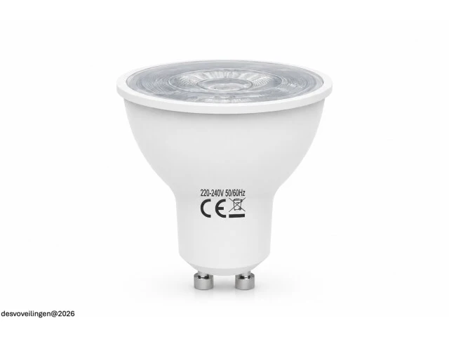 50 x led spot gu10 – 6w – 4200k neutraal wit – ip20 - afbeelding 2 van  5