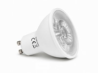 50 x led spot gu10 – 6w – 6400k koud wit – ip20 - afbeelding 2 van  5