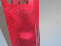 50 x plastiek geschenkzak voor wijnfles - afbeelding 1 van  2